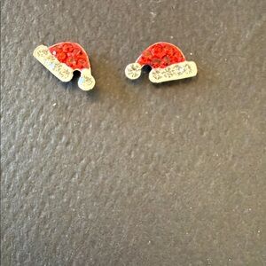 Festive Santa Hat Earrings